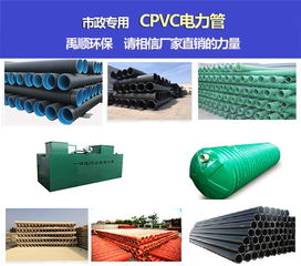 永州藍山cpvc電力電纜管多少錢一米禹順管道